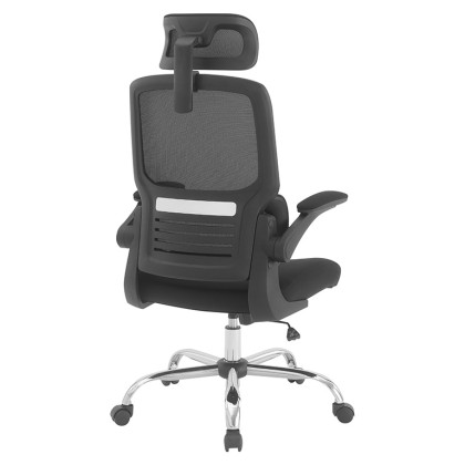 MESH BACK MANAGER'S CHAIR WITH HEADREST