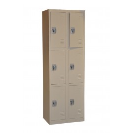 6-Door Locker (Three Tiers)